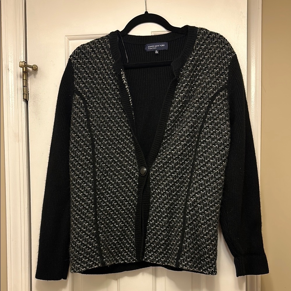 Jones New York Black Cardigan